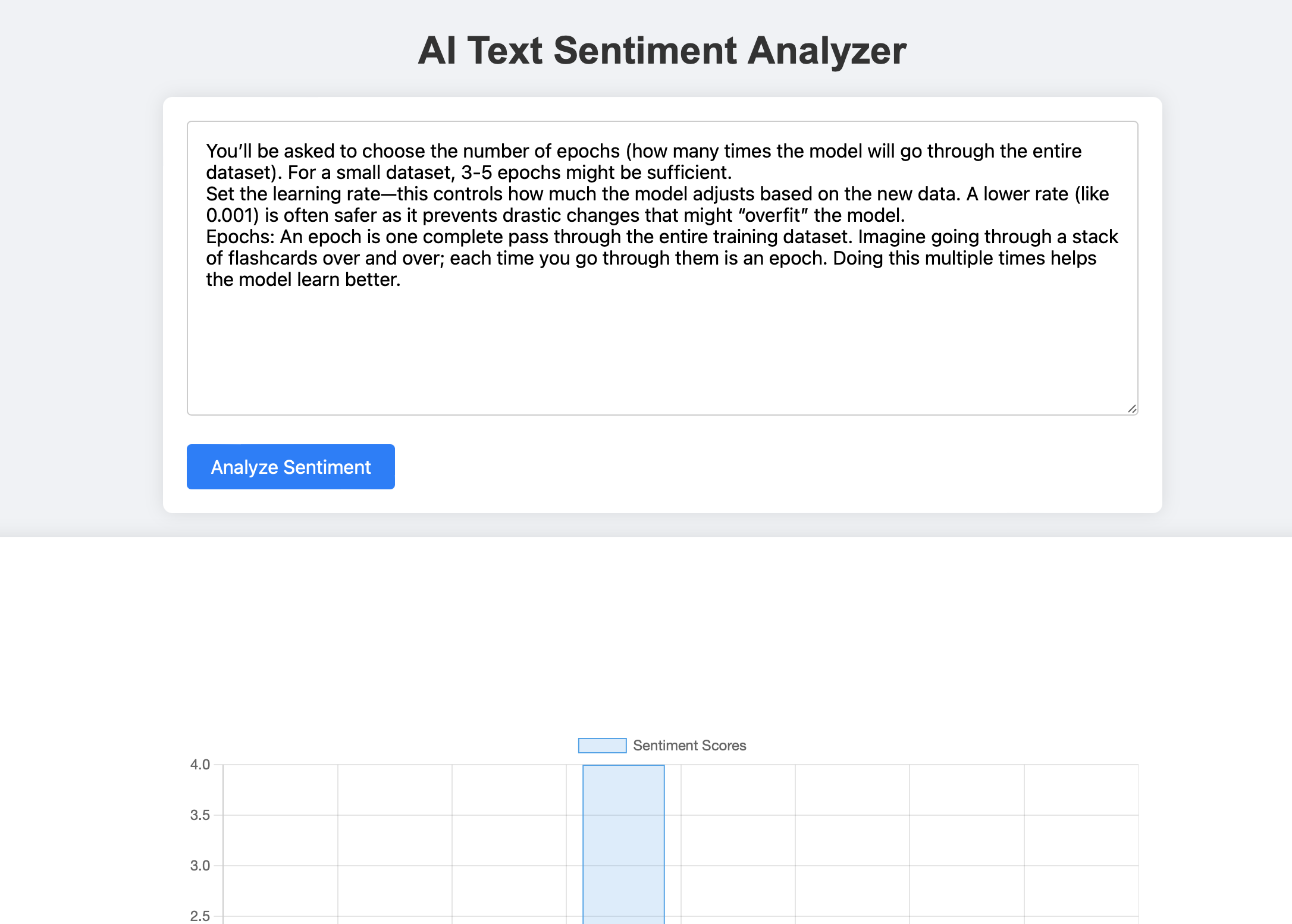 Text Sentiment Analysis System